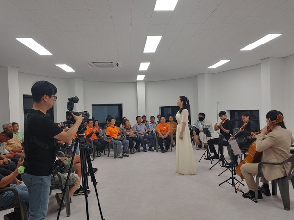 보령시 효자도, 음악회 '송다은 대표 특별한 추억 선사'