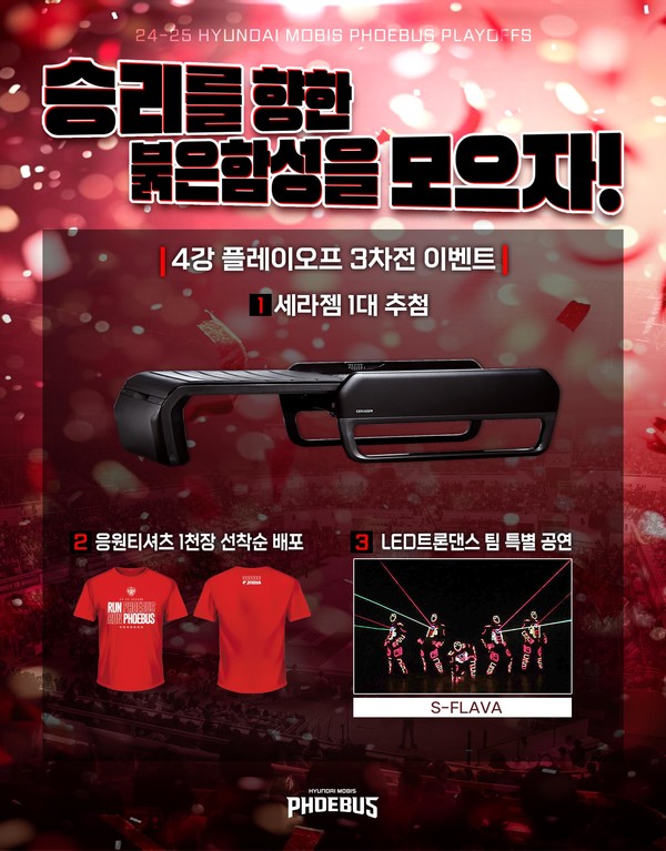 울산현대모비스, 4강 PO 3차전서 팬 위한 특별 이벤트 풍성