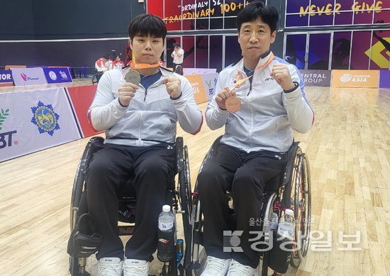 박해성·정재군(울산 중구청), 태국장애인배드민턴 亞선수권 선전